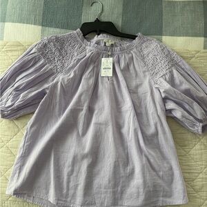 J. Crew Light Purple Women's Blouse